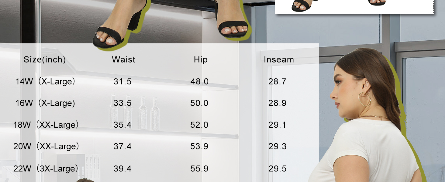 plus size work pants