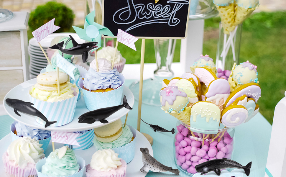 Realistic Ocean Animals Figurines