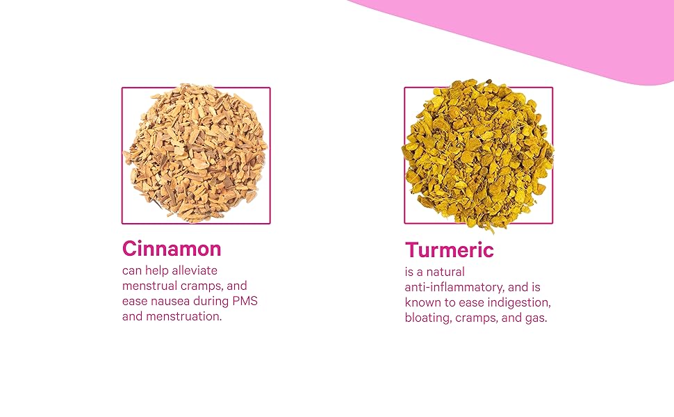 Pink Stork PMS Tea Warm Cinnamon Tea, 100 Organic, Natural Period