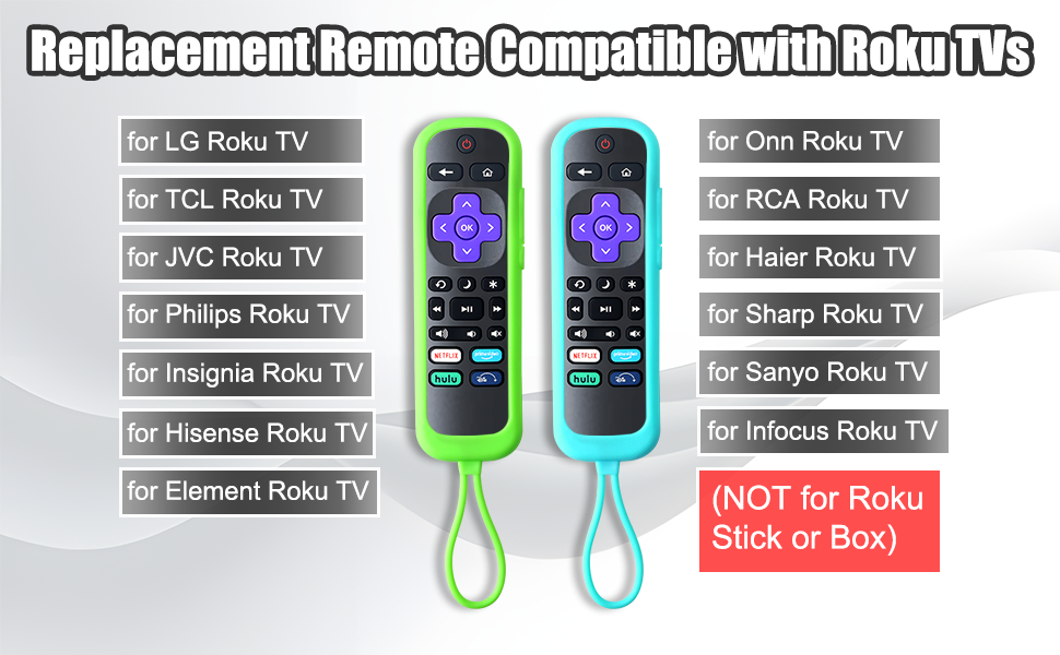 Remote with Case for Roku