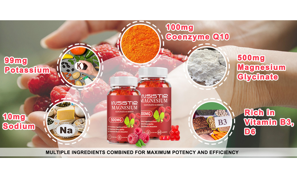 Magnesium Glycinate Gummies 500mg