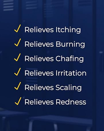 Relieves Itching, Burning, Chafing, Irritation, Scaling and Redness