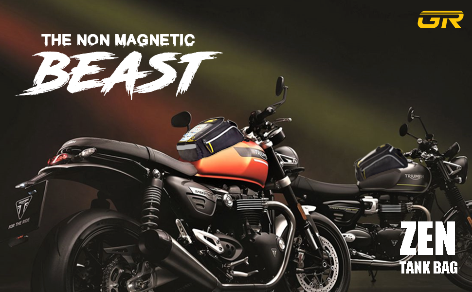 motorcycle tank bag non magnetic