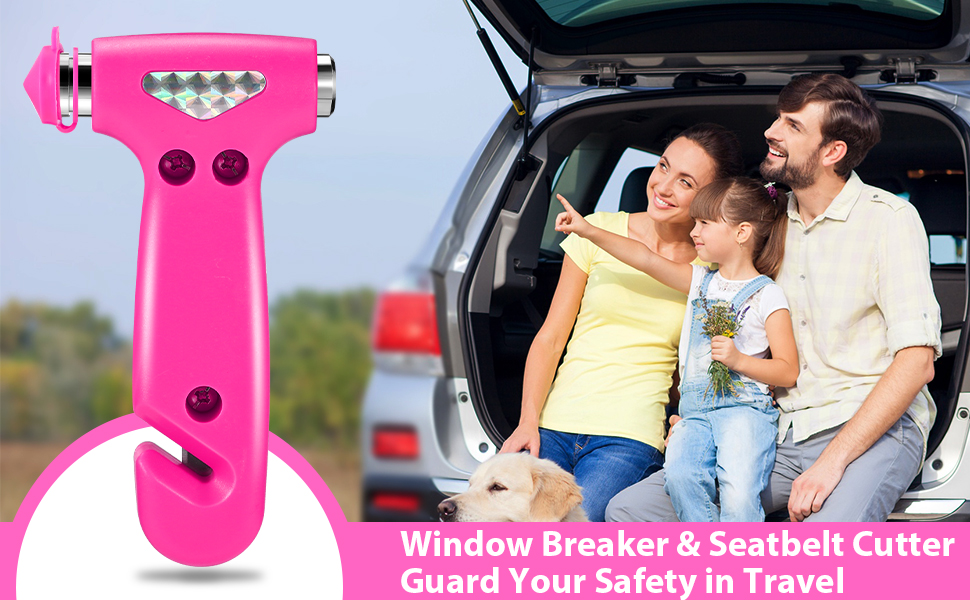 Yiader Window Breaker, 3in1 Emergency Escape Tool with