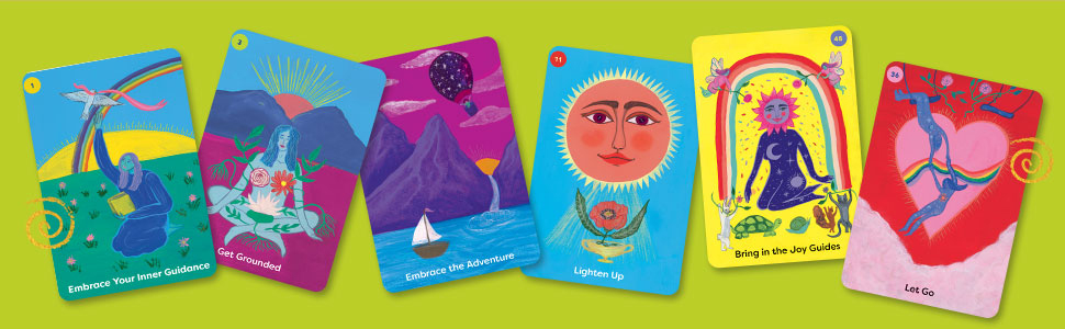 Trust Your Vibes Oracle Cards: A 50-Card Deck with Guidebook