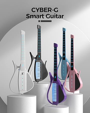 Enya CYBER-G エンヤ スマートエレキギター ブラック Enya Cyber-G: New Era Backing Stringless Smart Guitar