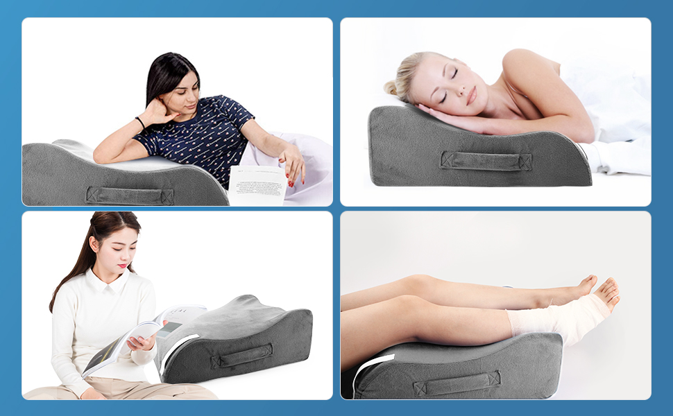 Boiarc Leg Elevation Pillows, Leg Pillows for Sleeping with