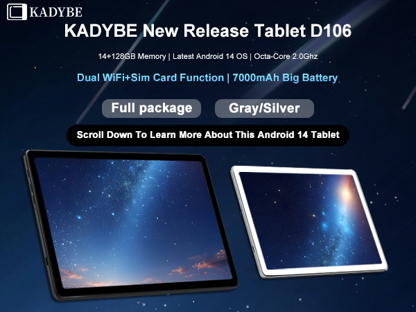 Amazon.com : 2025 Latest Android 14 Tablet, 10 inch Tablet