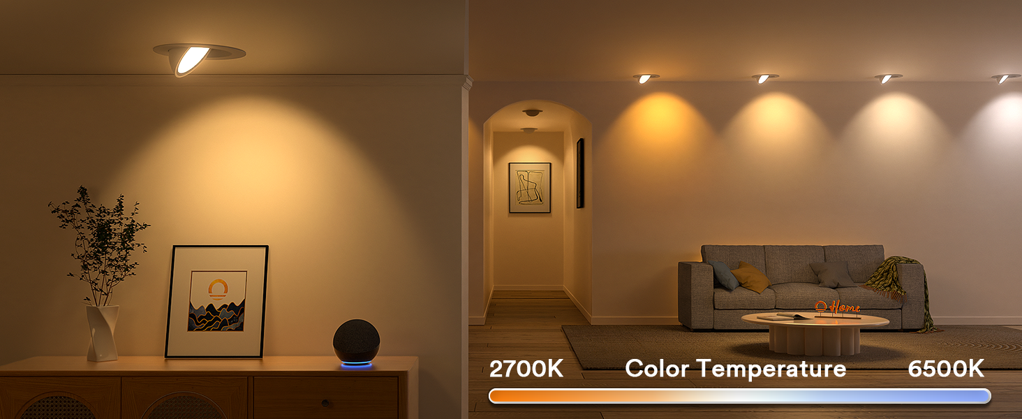 smart gimbal recessed light