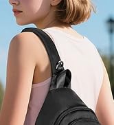 Prokva Ita Bag Crossbody Pin Display Sling Bag with Insert, Ita Chest Pack Backpack with Clear Po...