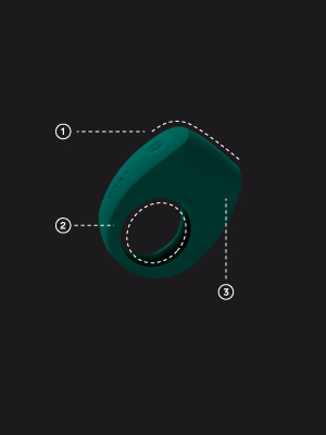 Lelo TOR 2 Anillo Vibrador para el Pene Black: Anillo ...