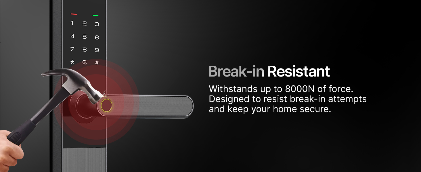 Optima Smartdoor lock Black