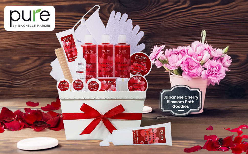 Cherry Bloosom bath goodies