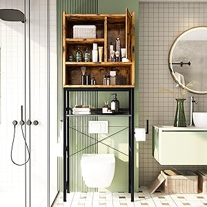 bathroom over the toilet organizer