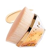 QiBusLeen 1PCS Kabuki Foundation Makeup Brush Multifunctional Face Powder Brush Flat Top Petal Sh...