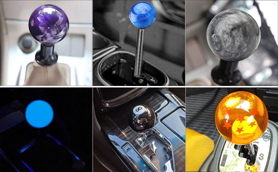 YIUIY Round Ball Shift Knob Universal Dragon Ball Gear