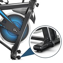 GOPLUS Cyclette Da Esercizio, Resistenza All'Attrito, Portata Di 120 Kg, Sella E Manubrio Regolabili, Manubrio Con Cardiofrequenzimetro, Monitor Digitale, Volano 6 KG, Ideale Per Casa/Ufficio (Bianco) 18 width=220