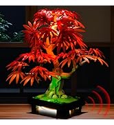 BRICKSHINING LED Lighting Compatible with Lego Japanese Red Maple Bonsai Tree 10348，Light Kit Com...