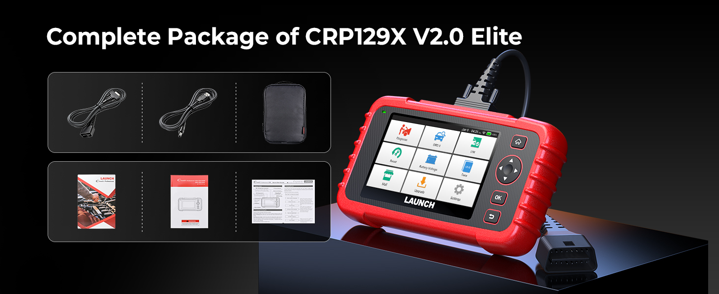 LAUNCH CRP129X V2.0 Elite OBD2 Scanner