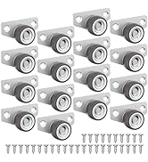 Mixizigoz Small Side Mount Casters, Low Profile Caster Wheel for Underbed Drawers, Storage Bin, S...