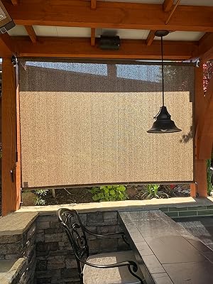 Artpuch roller shade patio