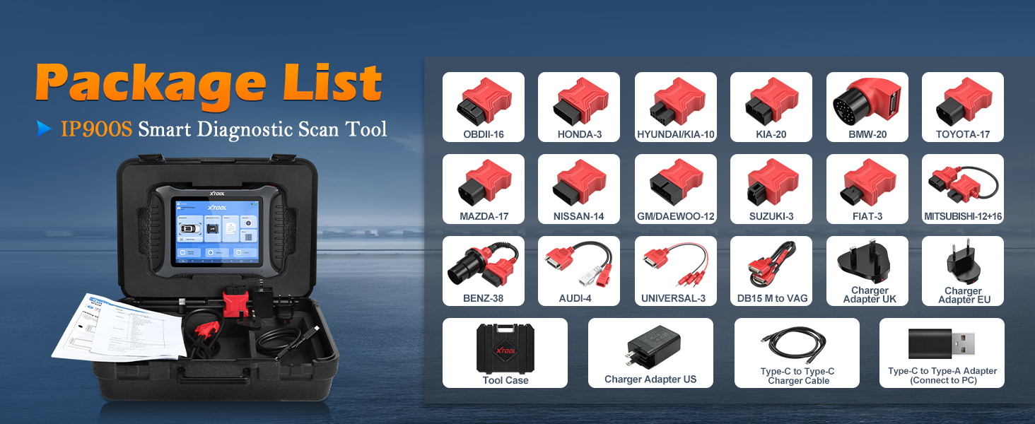 xtool ip900s automotive diagnostic scan tool