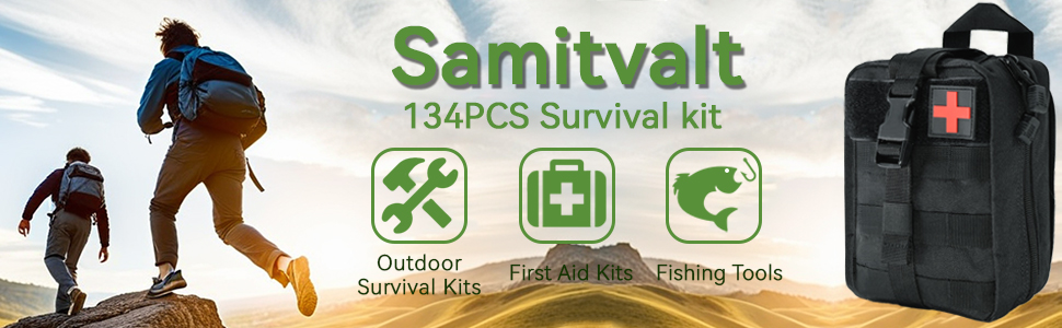 Samitvalt Emergency Survival Kit 134 in 1