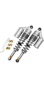 CB400SFサスペンション サスペンション CB400SF CB400SS 新CB400F 340mm 黒×紫 タンク付