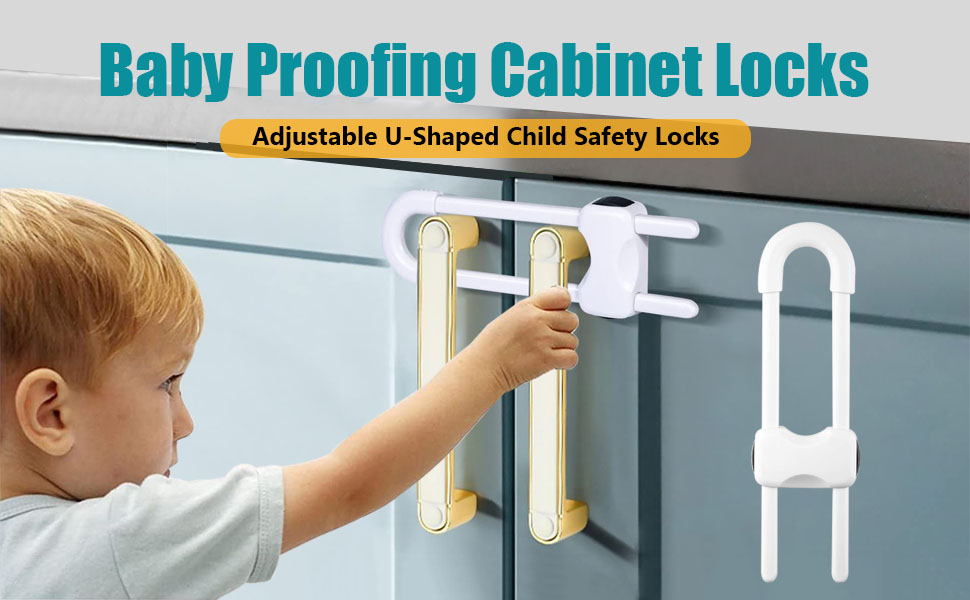 10 Pack Locks for Babies, Baby Proofing