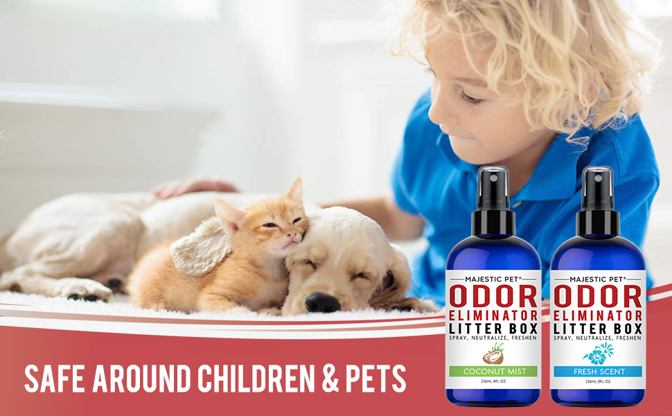 Majestic Pet Litter Box Deodorizer 8 FI Oz Cat Litter Box