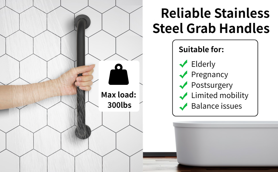 Reliable Stainless Steel Grab Handles