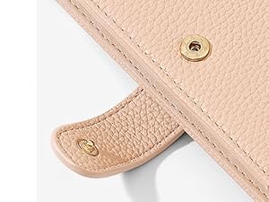 slim rfid leather passport wallet cover for travel women