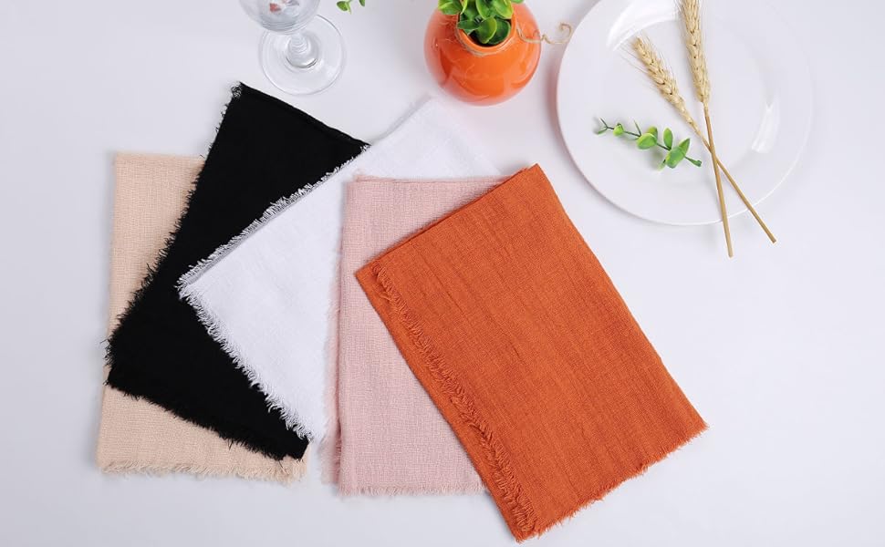 Handmade Cloth Napkins,Delicate Cotton Cloth Napkins with