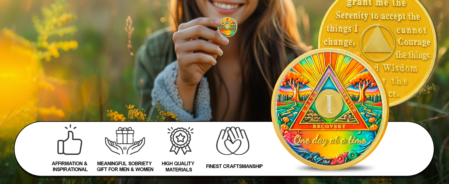 aa coins, aa chips, aa medallions