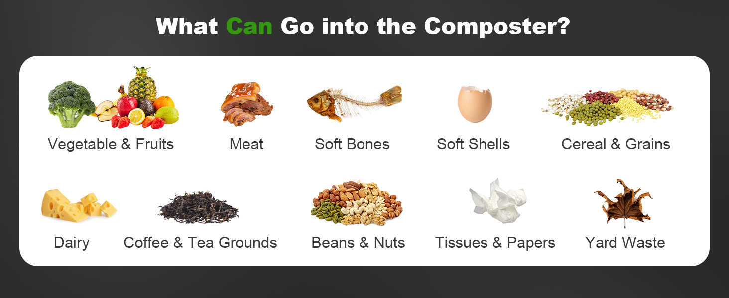 What Can Go into the Composter?