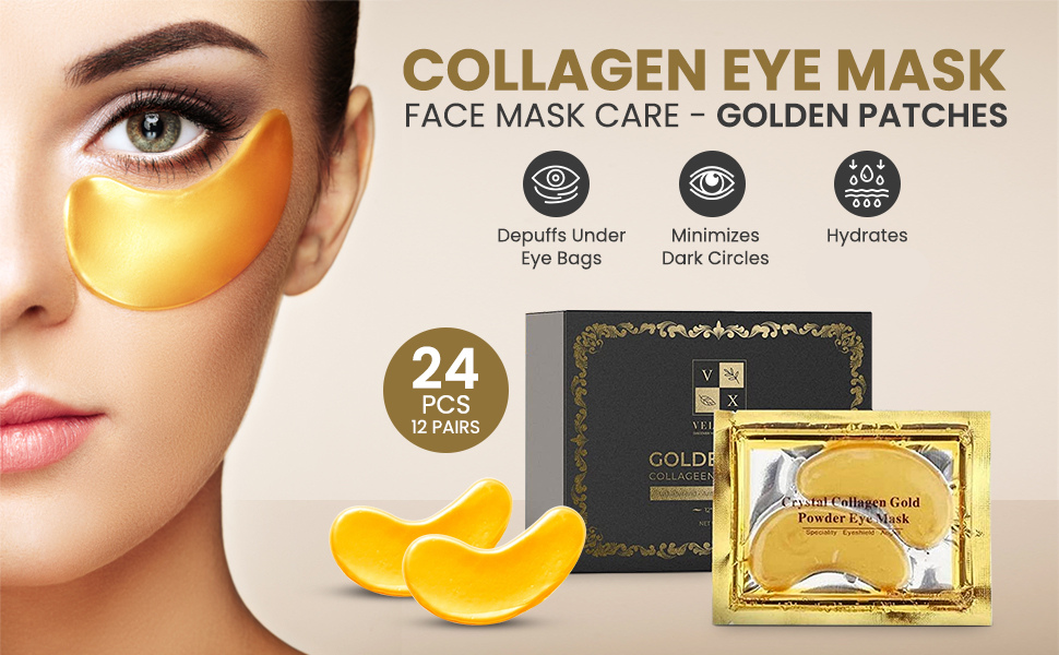 eye mask collageen eye pads eye patch mask beauty wrinkles schminkles