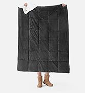 sherpa throw blanket dark grey fluffy soft