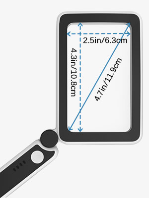 lighted magnifying glass