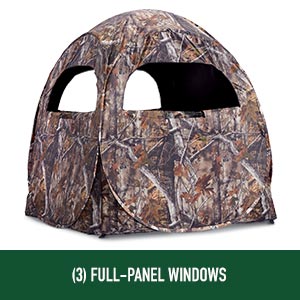 HuntRite Deluxe 4-panel Spring Steel Hunting Blind Windows