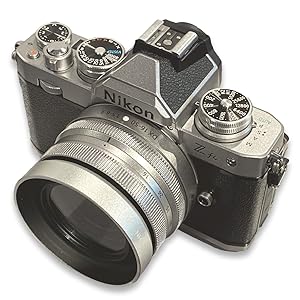 Amazon | F-Foto HN-40 (シルバー, 金属製) レンズフード (対象