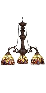  Tiffany Chandelier Hanging Light Fixture