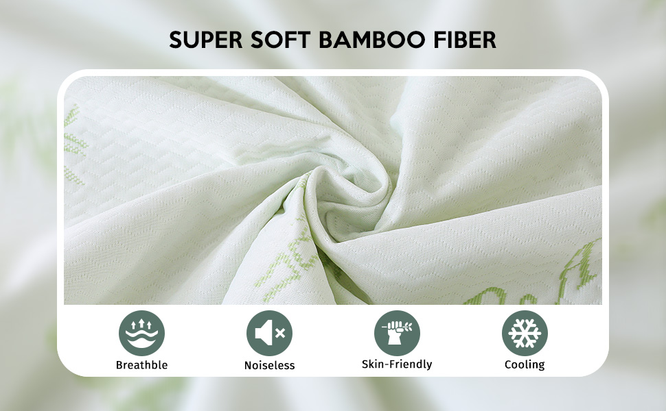 MUXHOMO Queen Mattress Protector, 100 Waterproof Mattress Cover Queen