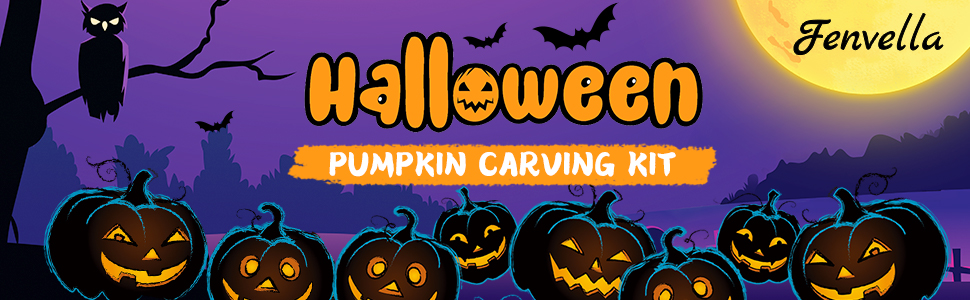 halloween pumpkin carving kit