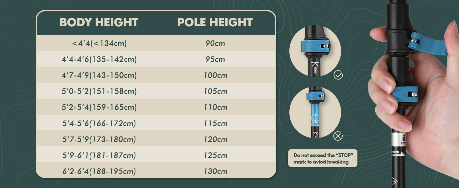 collapsible walking stick