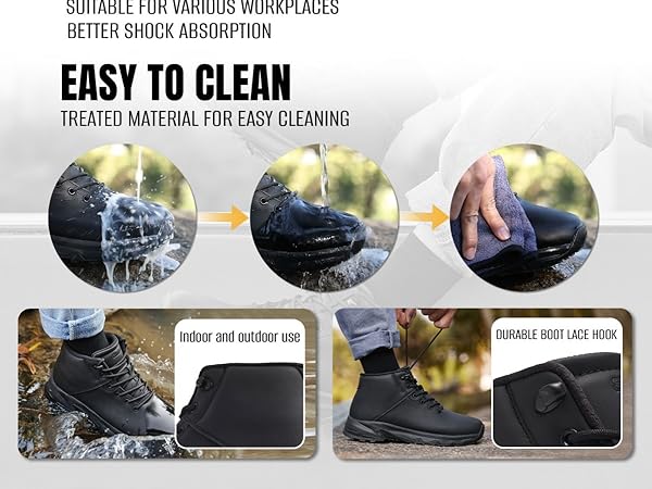 Non Slip Work Boots for Men Slip Resistant Shoes