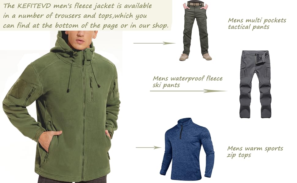 Fleece Hoodies Jassen voor Mannen Winter Windbeaker Tactische Jassen Voor Mannen Winter Windbeaker Tactische Jassen