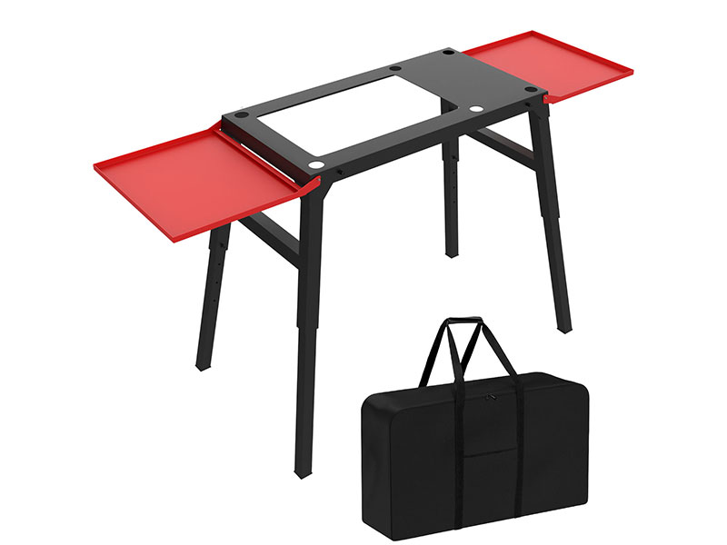 Adjustable Griddle Stand with Side Shelf for Blackstone 17" or 22" Table Top Griddle