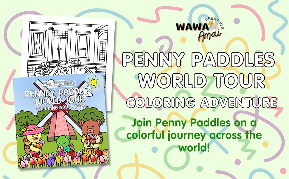 Join Penny Paddles on a colorful journey across the world!