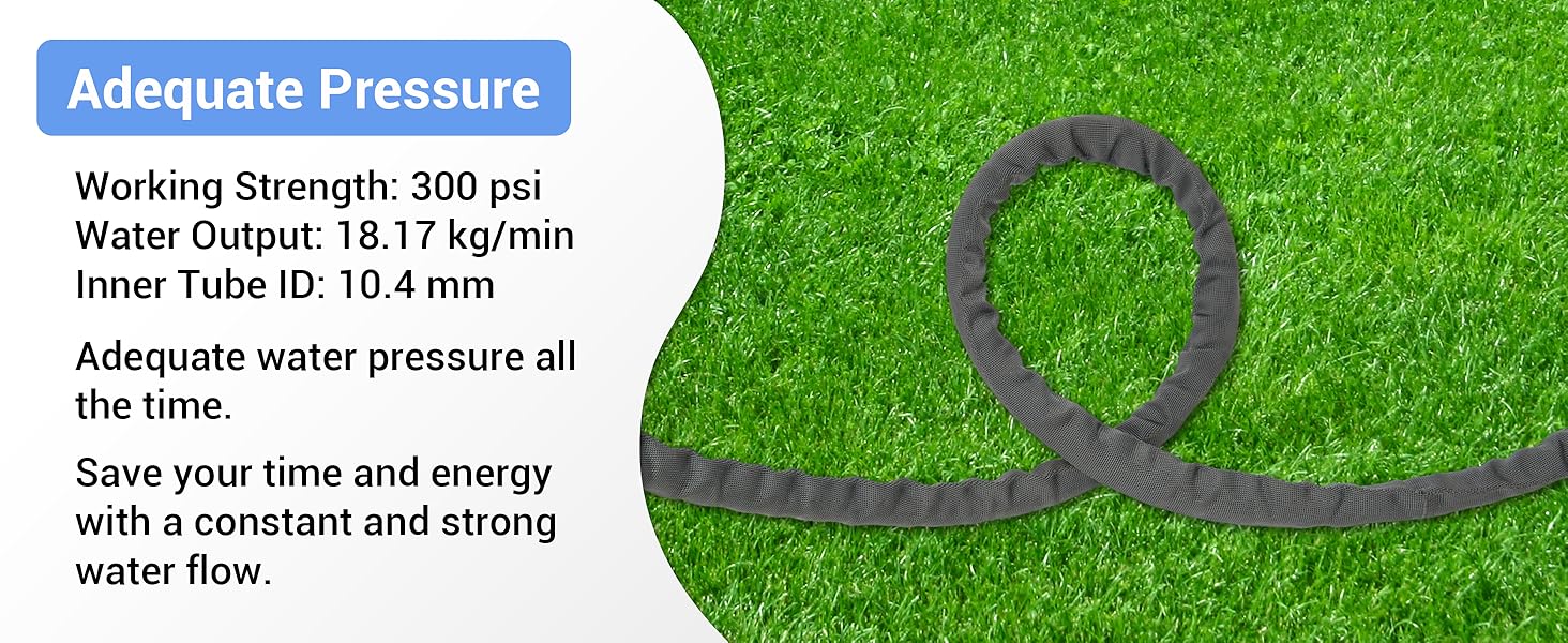 Save your time and energy with a constant and strong water flow