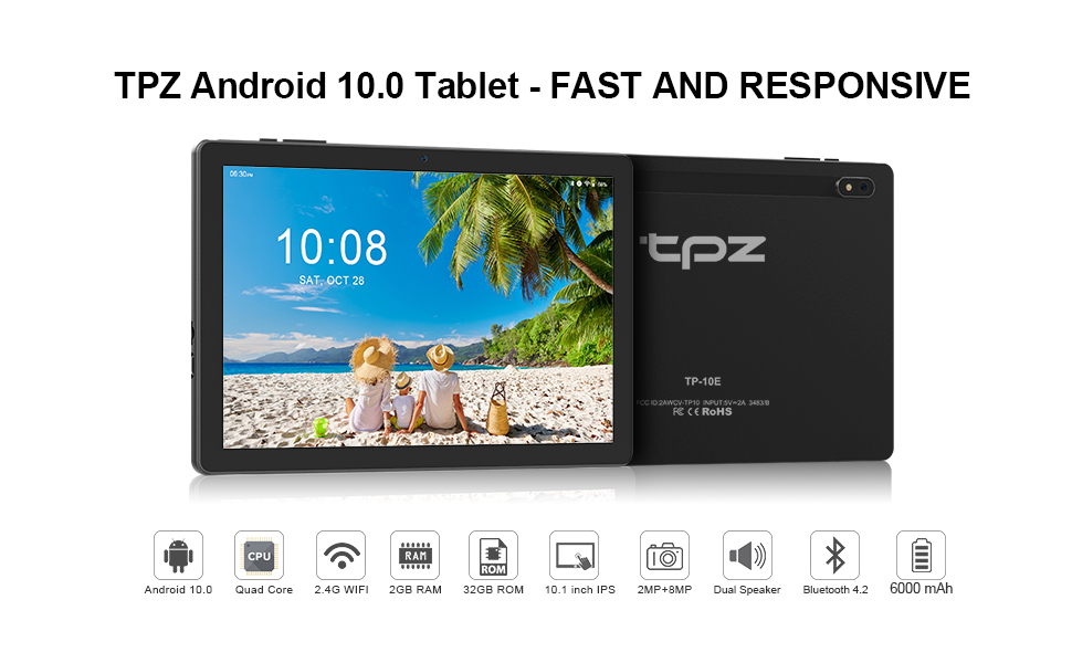 TPZ Android 10.0 Tablet